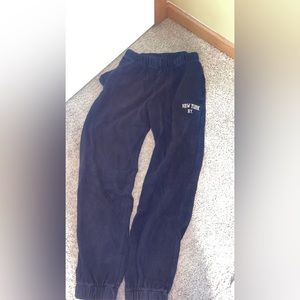 Brandy Melville Navy New York Sweatpants